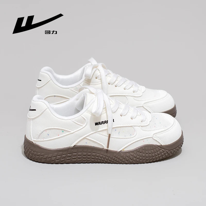 回力徳训鞋女2025新款冬季小白鞋透气百搭复古轻便学生休闲鞋潮流