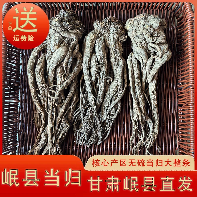 岷县全当归正品大整条无硫熏自然晾晒产地直发 炖汤炖肉泡酒