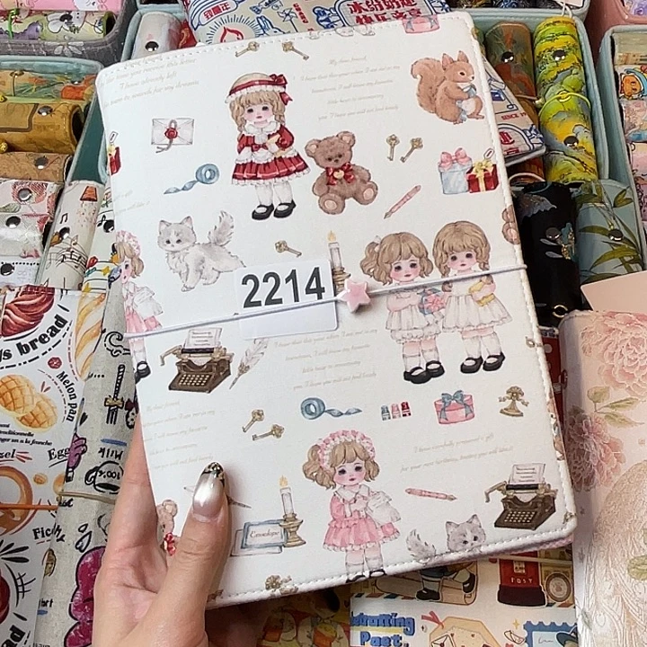 织绣A5活页不带纸2214