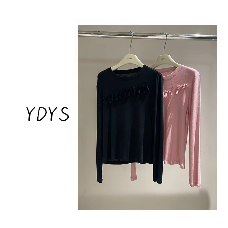【YDYS】25K00809 2025新款时尚气质小众T恤