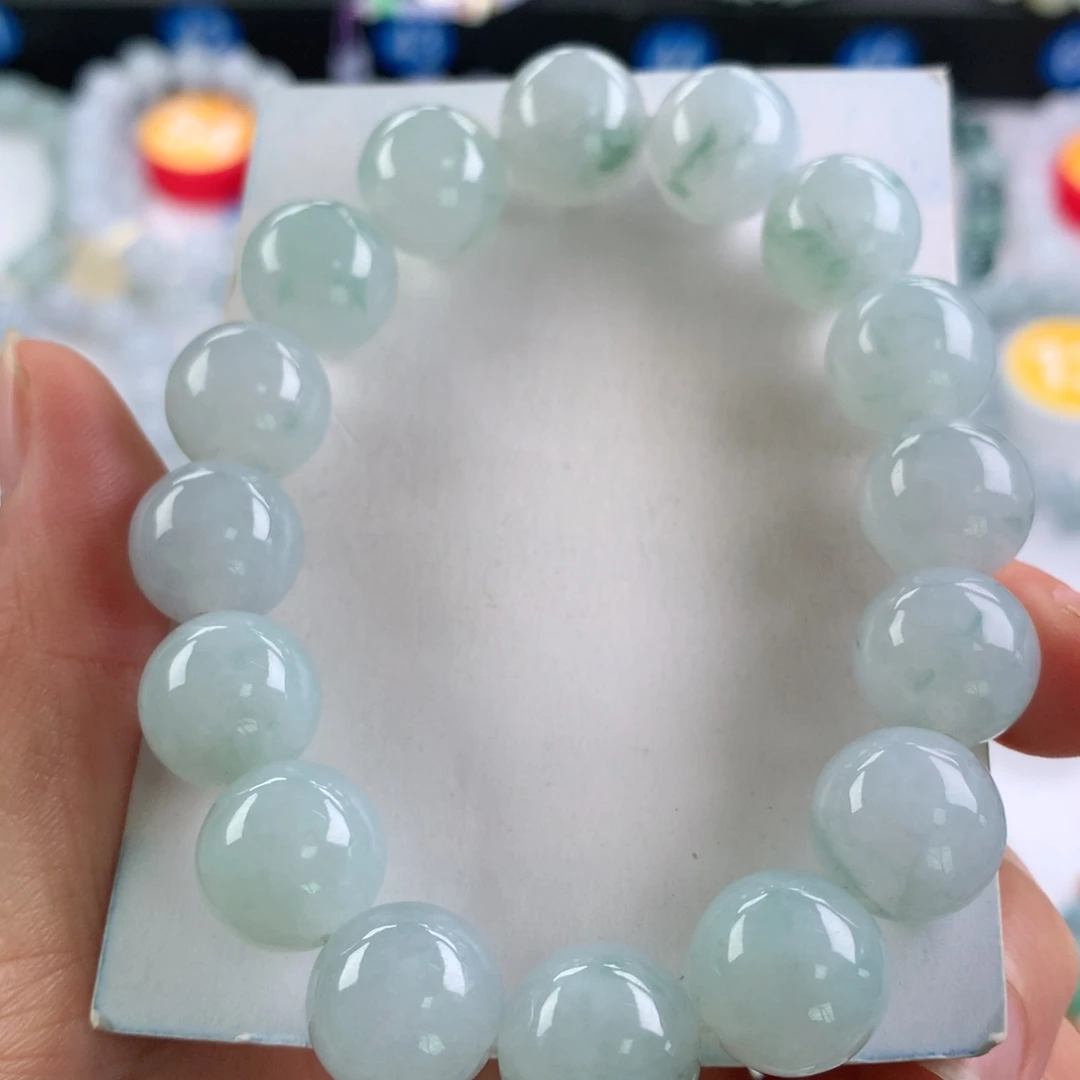 翡翠未镶嵌手链卡13