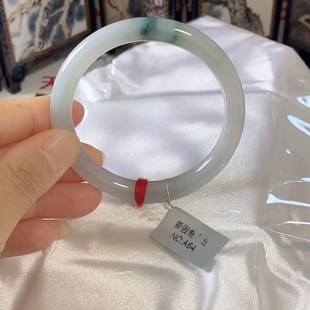 翡翠未镶嵌手镯54.1