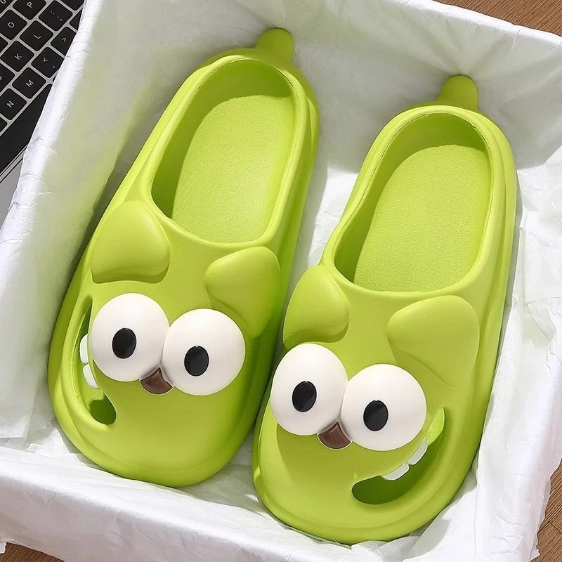 新百伦【火爆大促】2024新款眼睛拖鞋包头夏季卡通外穿室内居家浴室