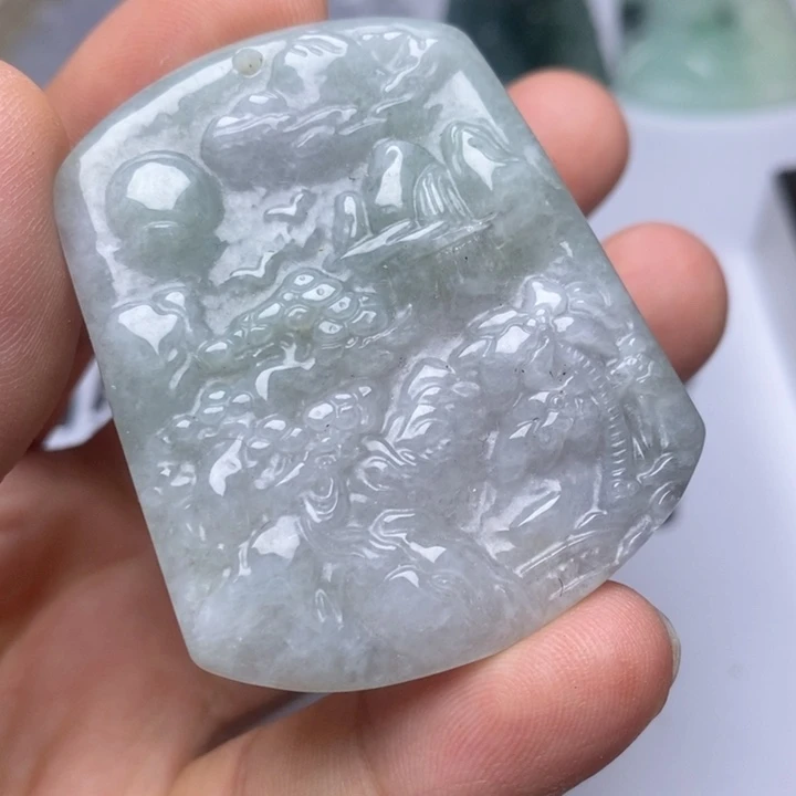 颈饰未镶嵌翡翠翡翠