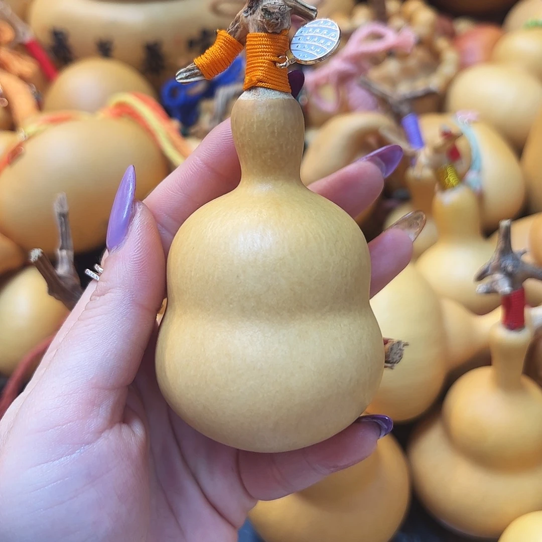 茉微瑕胖墩葫芦摆件