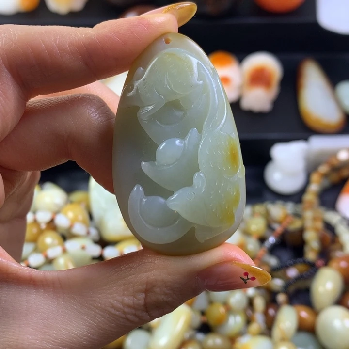 和田玉颈饰未镶嵌丨