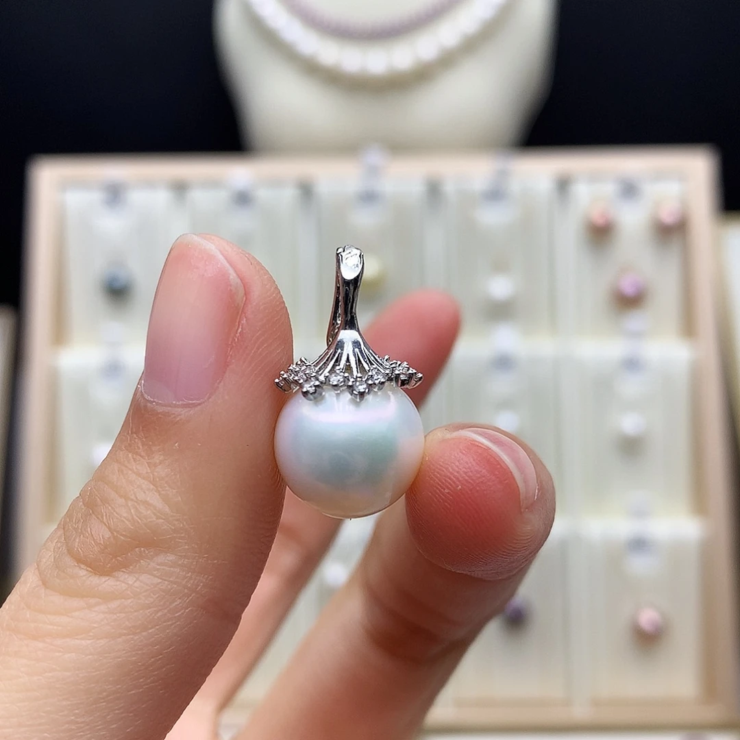 颈饰淡水珍珠合金