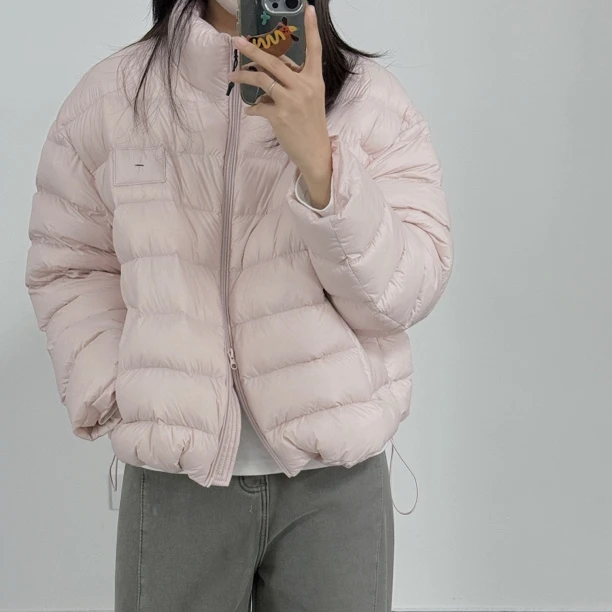 美芽 12月11日10:30am直播上新【蜜桃奶昔】两色保暖立领排骨羽绒服