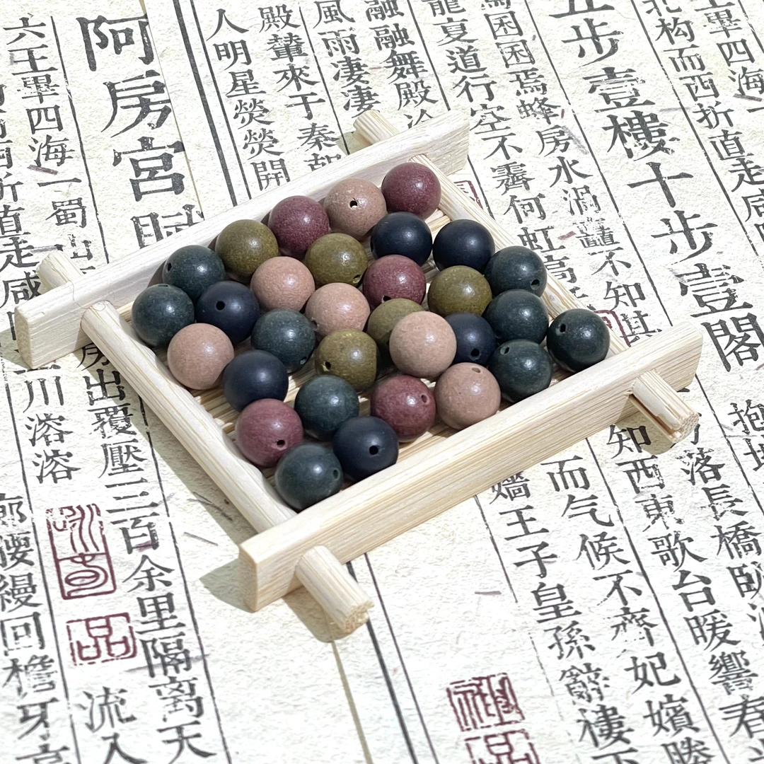 【云笈堂】五行合香古法手工香珠手串手持天然合香珠工艺古法