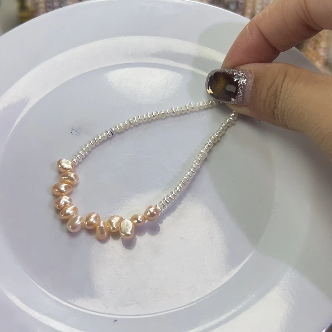 手绳淡水珍珠钛钢