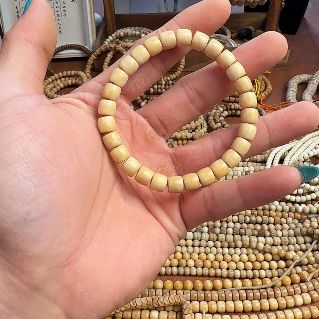 手串菩提根/象牙果龙脊菩提直切单圈