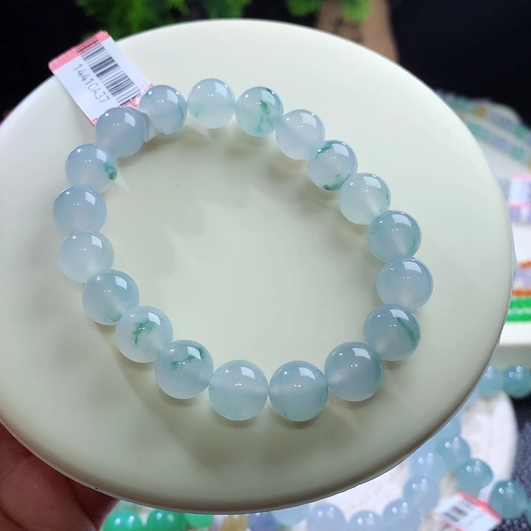未镶嵌手串翡翠卡10mm