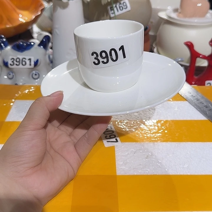 瓷片微瑕陶瓷介意慎拍3901