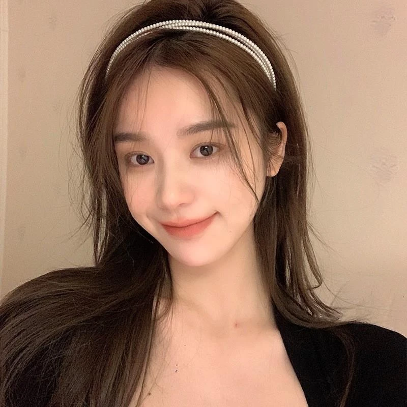 珍珠发箍！浪漫满屋~女超仙法式网红洗脸高颅顶头饰韩国森系网红