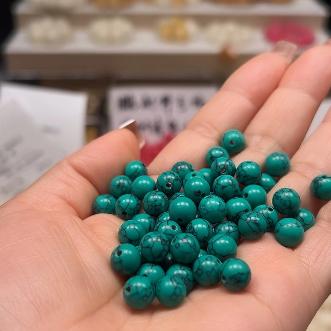 手串菩提根/象牙果卡8绿园30颗