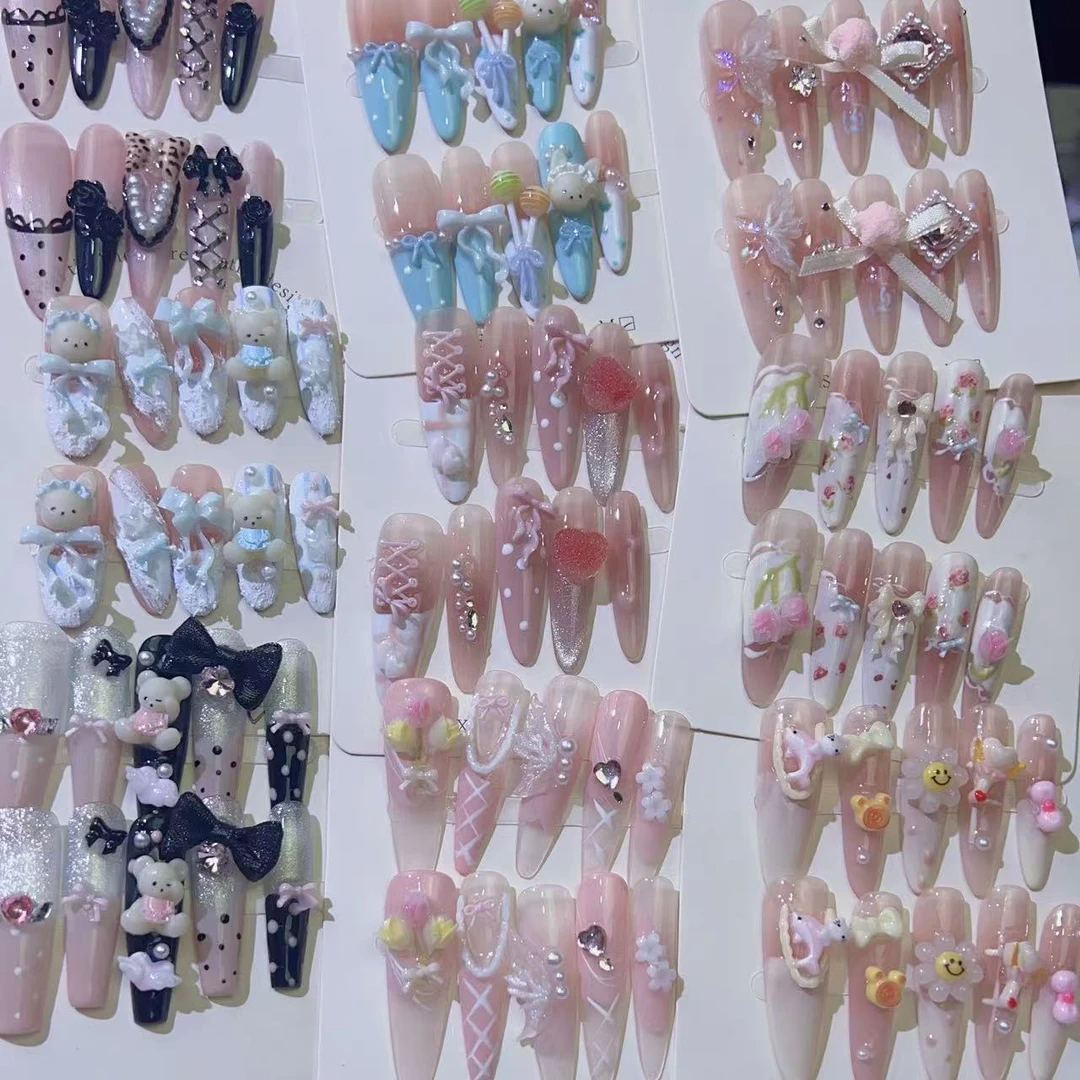 【唯二穿戴甲】纯手工，默认微瑕，掉钻自粘