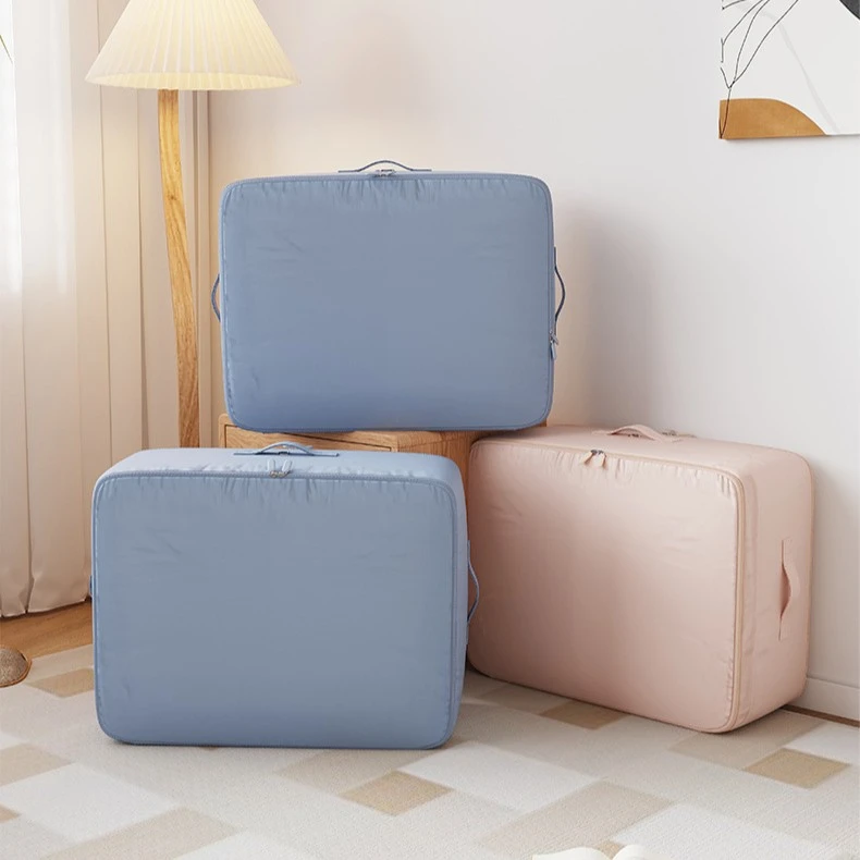 【拍一发三】双层拉链换季整理装羽绒服棉被压缩收纳袋收纳便携衣服