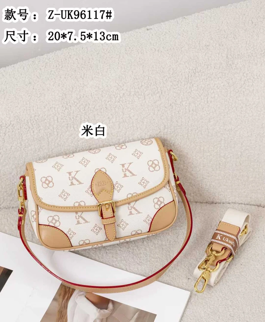 夏季女包法棍包包通勤包斜挎轻奢托特包大容量时尚女士白花96117