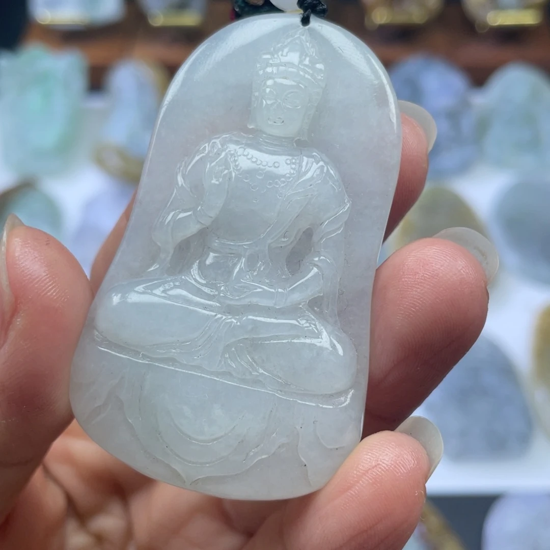 定制翡翠未镶嵌观音