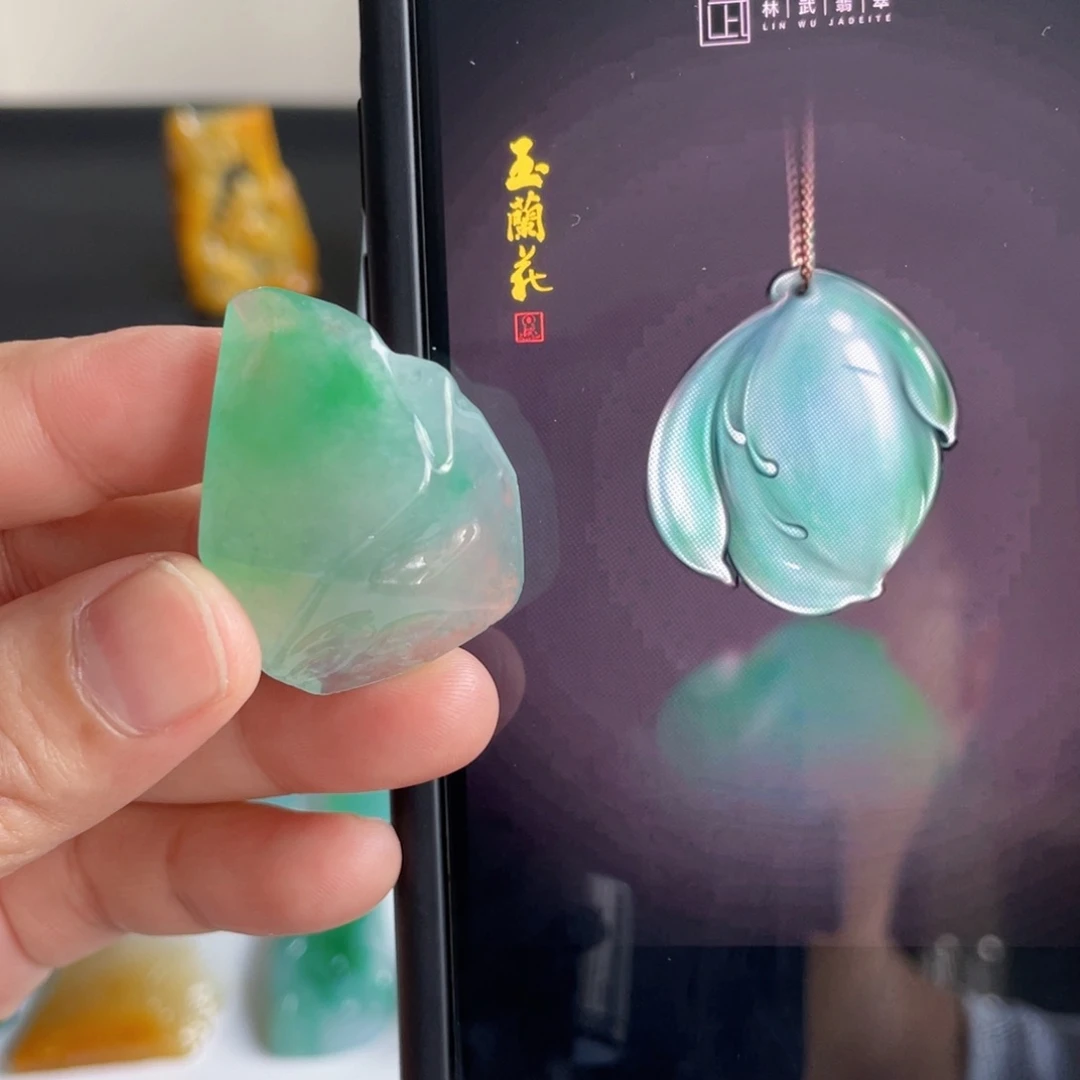 定制翡翠未镶嵌包工