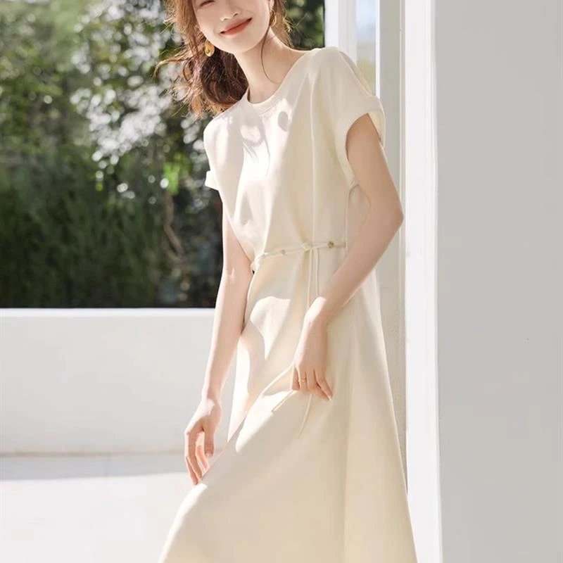 专柜同款洋气品夏季国风休闲百搭显瘦新款知性风衣服连衣裙女装