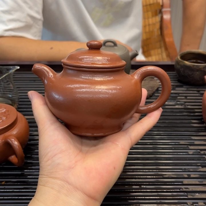 茶壶紫砂小煤窑朱泥300 cc