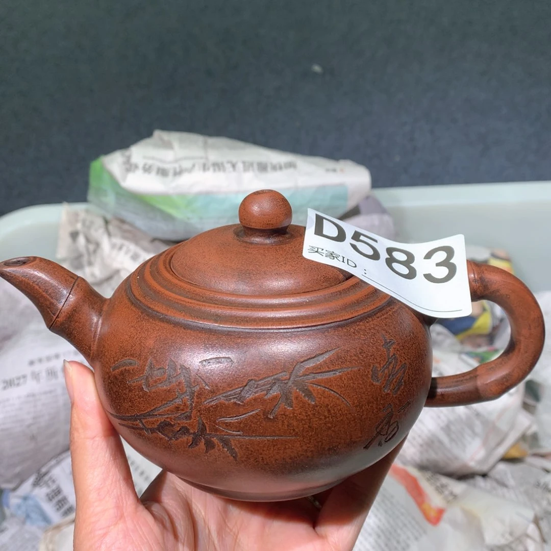 茶壶粗砂紫砂茶壶583