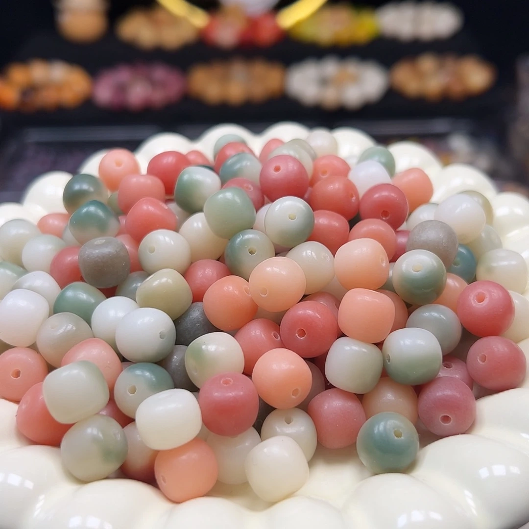 手串菩提根/象牙果卡11多彩桶130颗