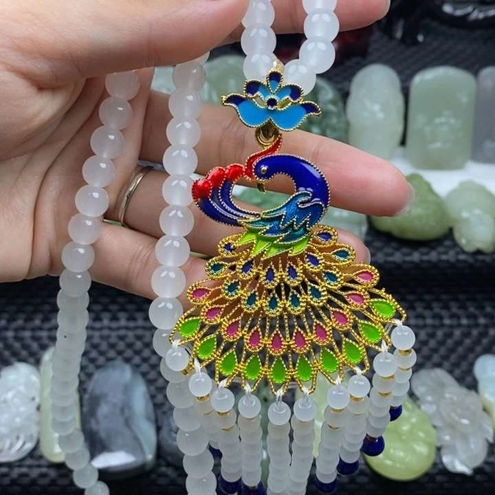 和田玉未镶嵌颈饰13