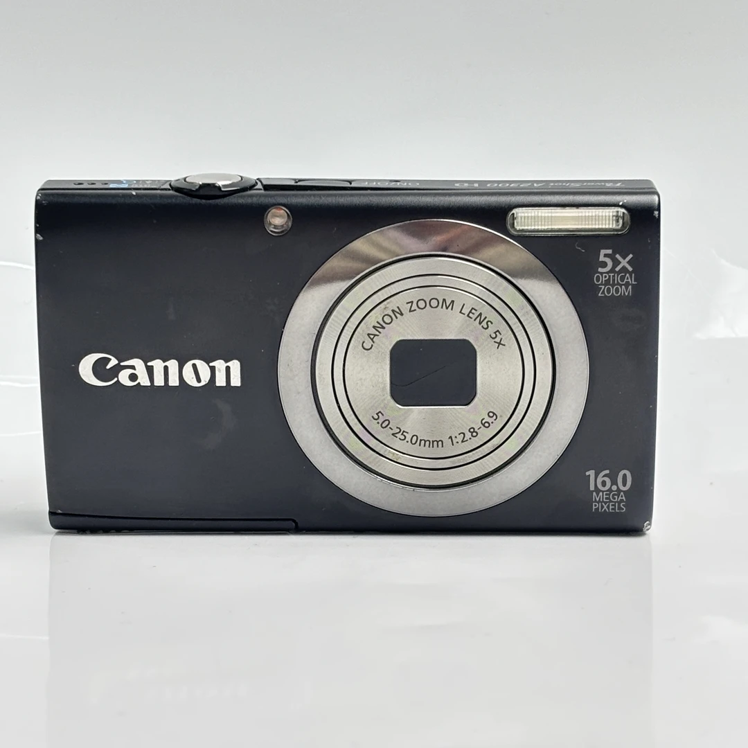 95新 Canon/佳能 a2300黑色1600万像素5倍变焦复古ccd数码相机