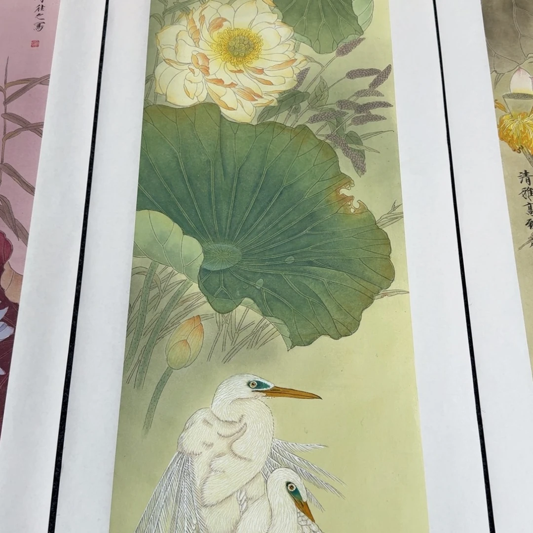 国画国画作品山水花鸟纯手绘