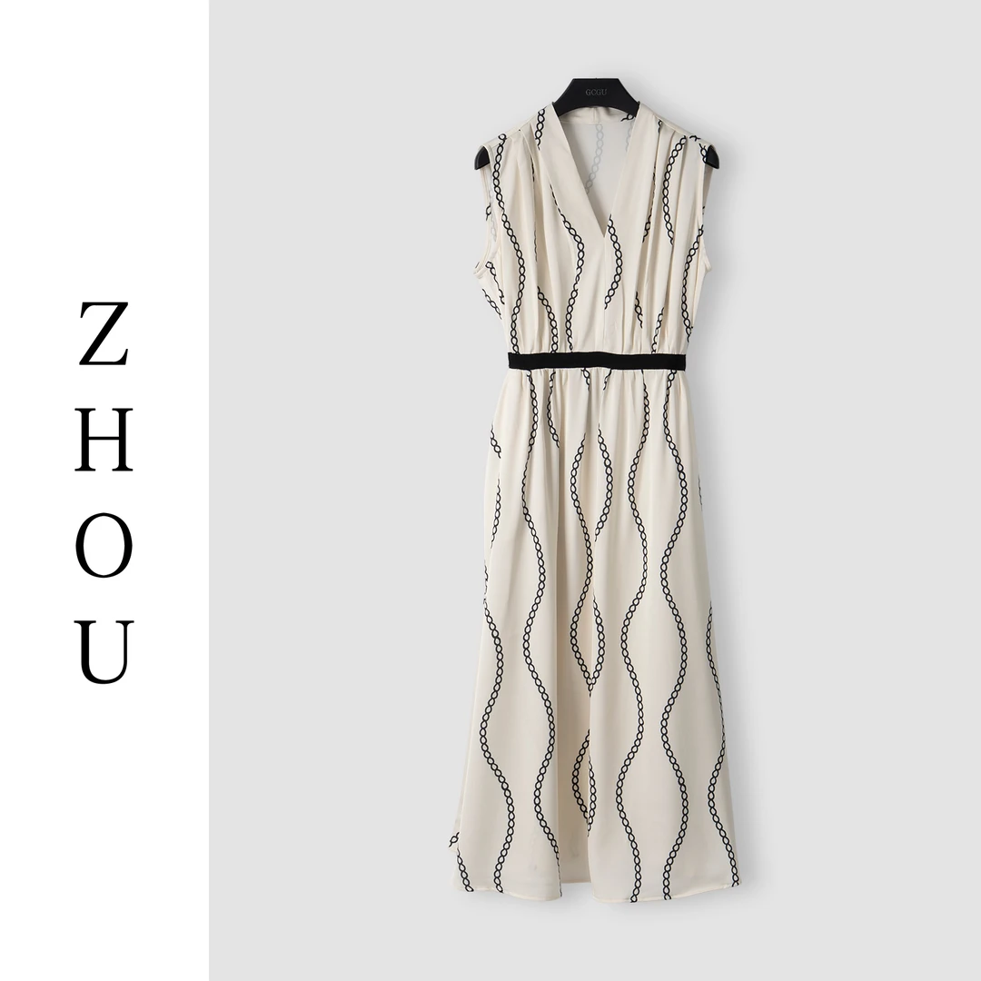 （周哥甄选）白色连衣裙-22139