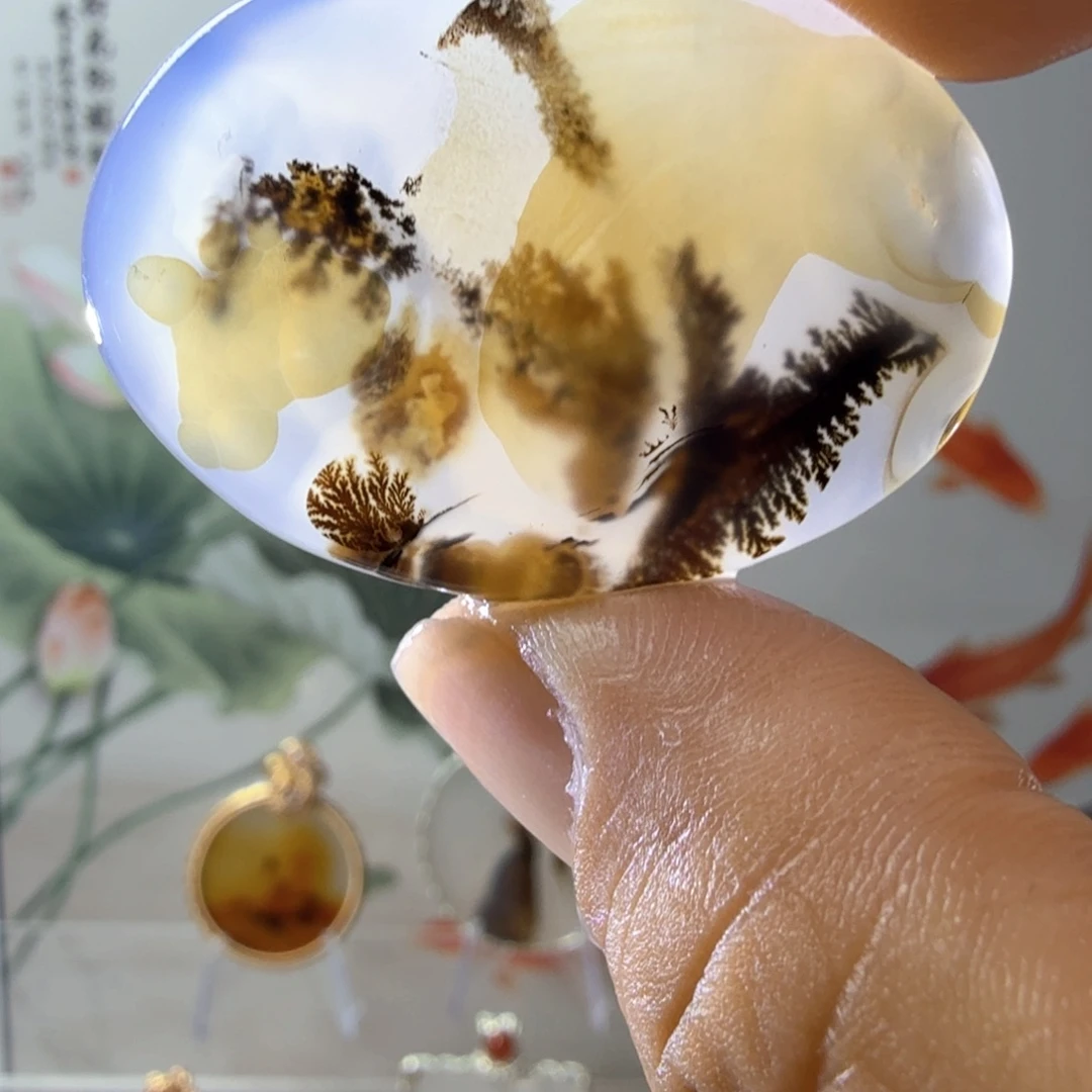 玛瑙/玉髓吊坠(不含链)未镶嵌2