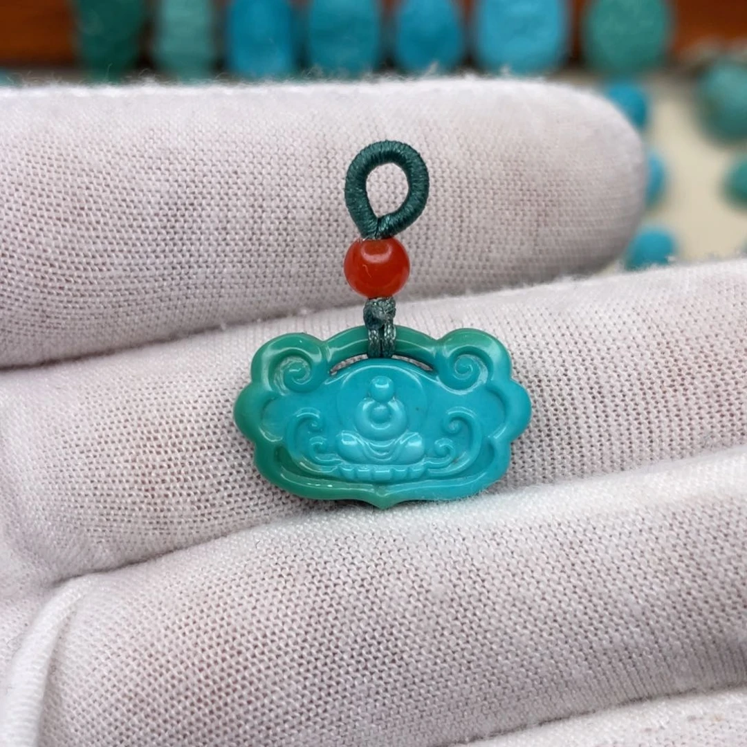 绿松石挂件未镶嵌