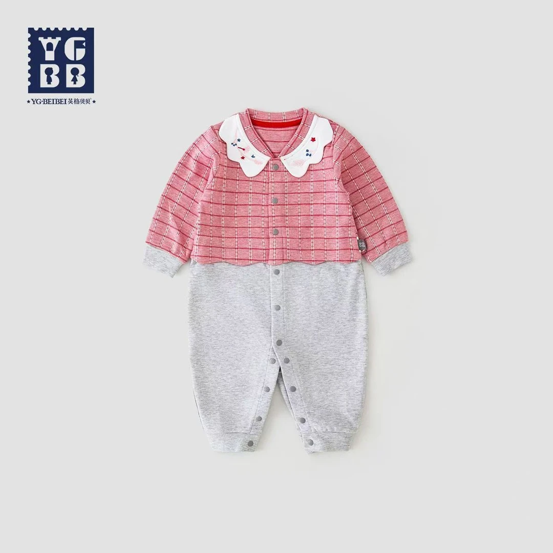 （拼直播专享20621002）布迪儿婴儿春秋季衣服女宝宝连体衣春款超萌