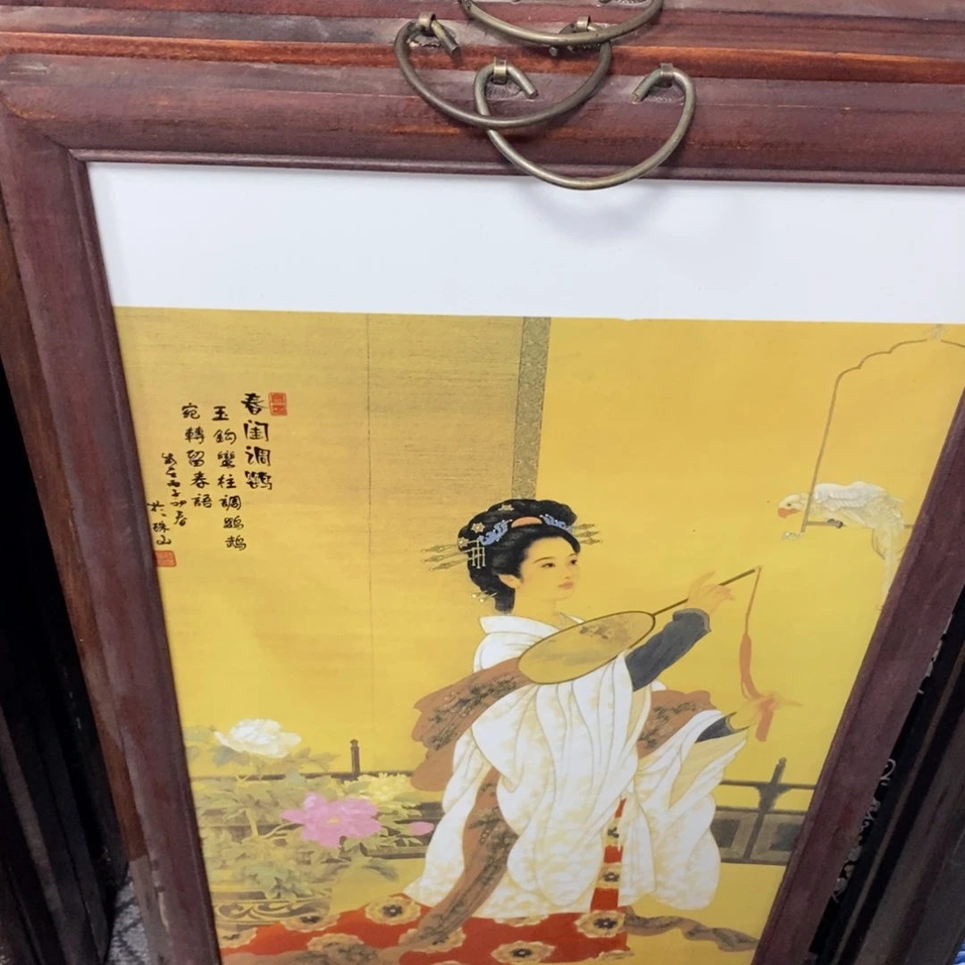 瓷片86*46*1景德镇瓷板画柴窑烧制