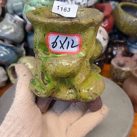 粗陶花盆手工花盆
