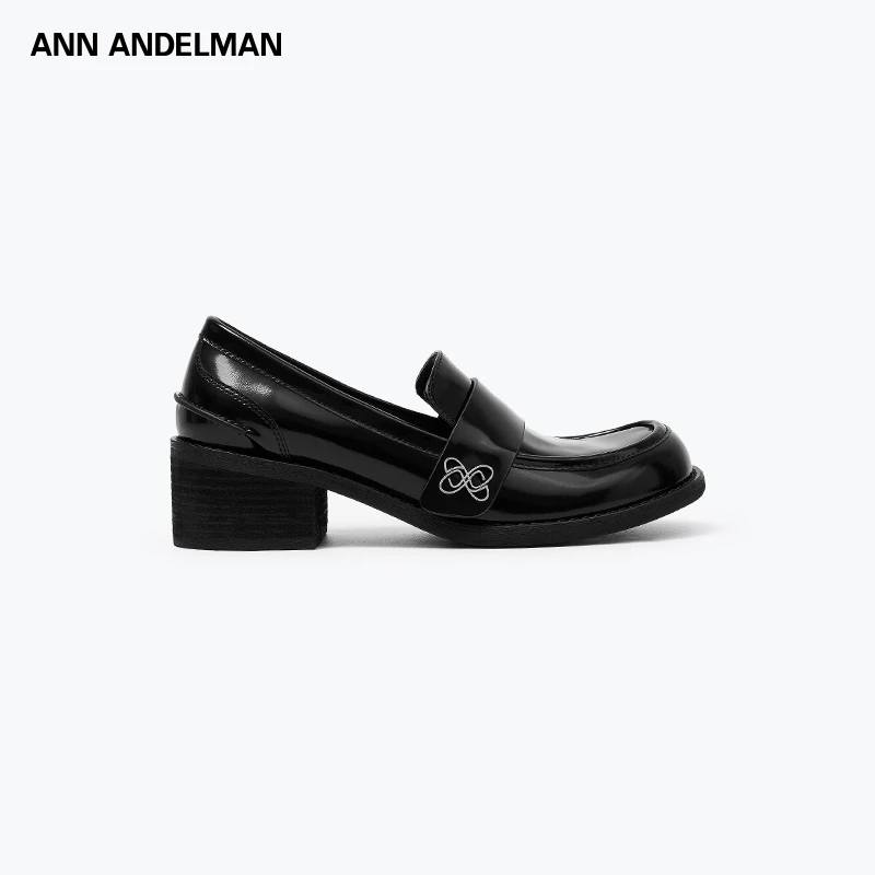 ANN ANDELMAN官方直营夏季乐福鞋英伦风厚底小皮鞋