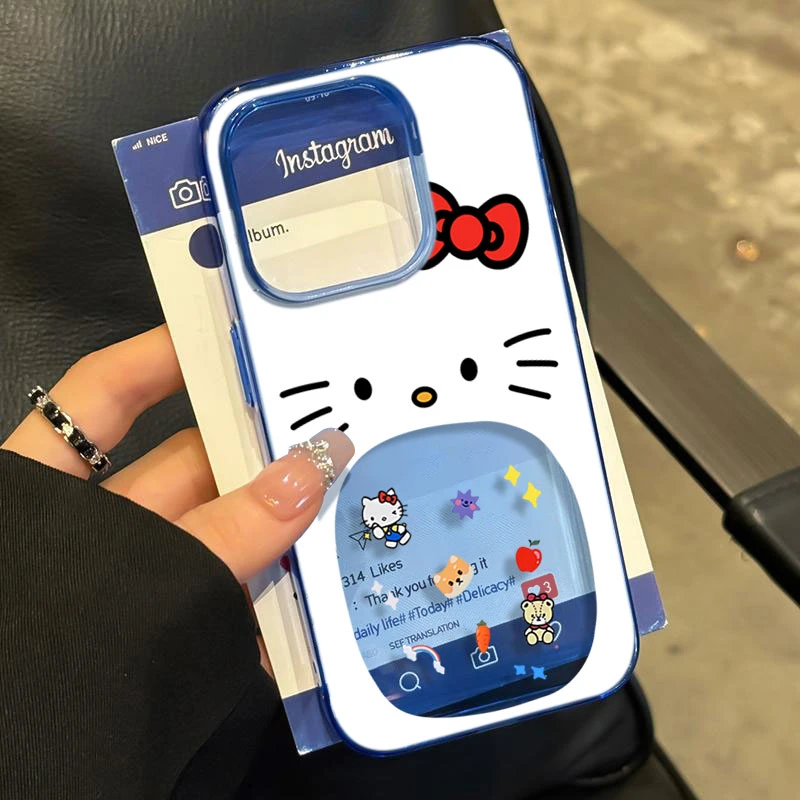 大嘴凯蒂适用iPhone16苹果14_15PROMAX软胶13手机壳12防摔11卡通X