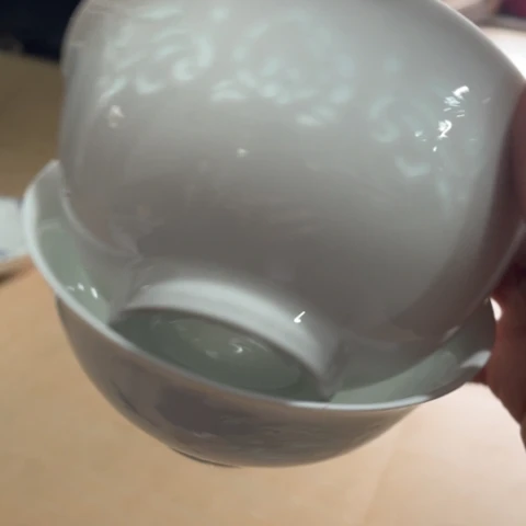 碟景德镇陶瓷12厘米玲珑2个