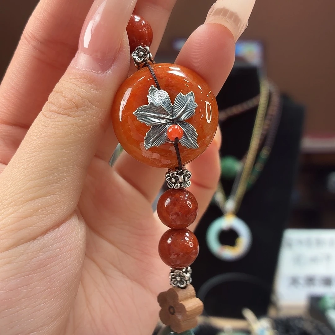 翡翠未镶嵌耳饰手串