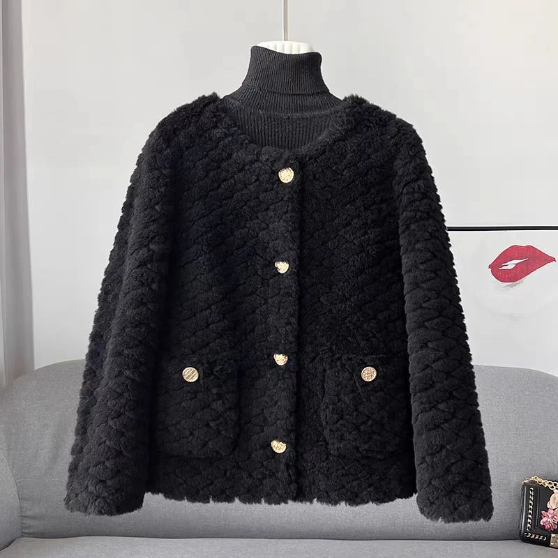 【赫慈服饰】秋冬新款韩式大衣女oversize款外套秋冬厚外套