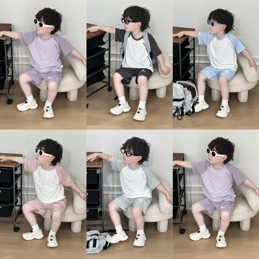 夏季男女极简风运动套装无骨时尚速干薄款透气休闲