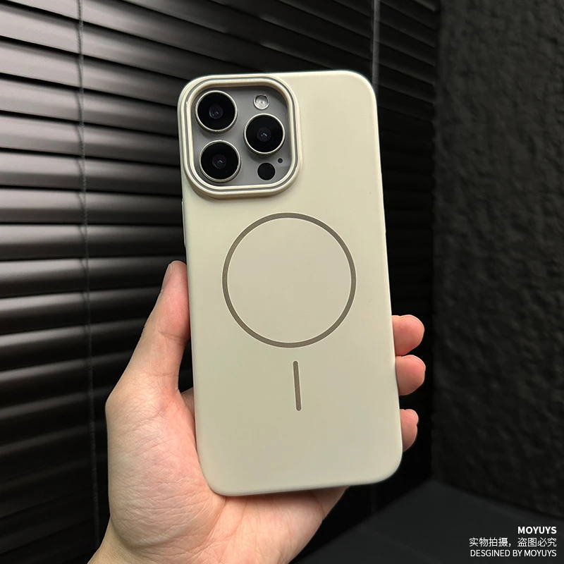 适用苹果16手机壳iPhone16promax磁吸15/14/13/12/11超薄磨砂大孔