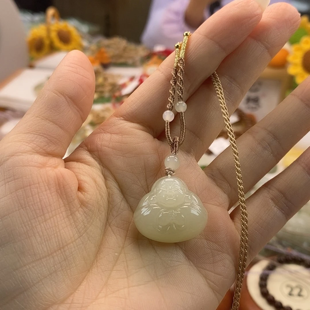 和田玉吊坠(不含链)未镶嵌