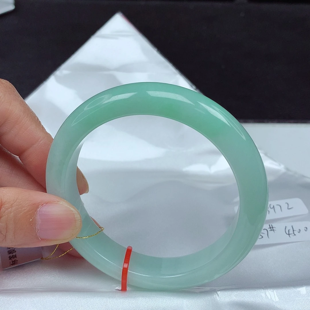 未镶嵌手镯翡翠57圈3972