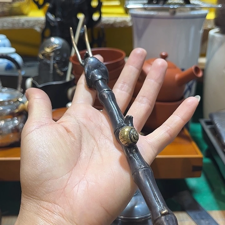 蜜安罐瓷香炉锡茶则