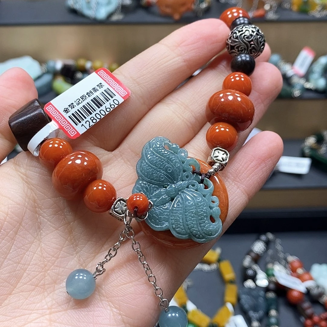 翡翠未镶嵌手链手链