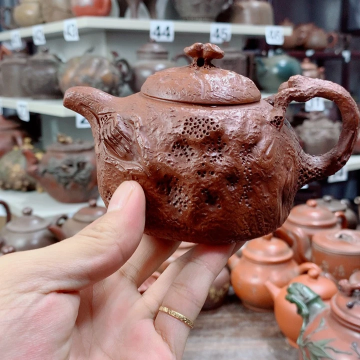 紫砂茶壶宜兴紫砂壶红泥供春壶