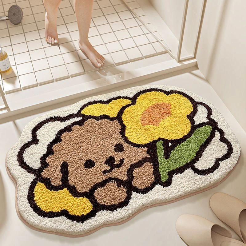 卡通吸水地毯地垫卫生间门垫厕所进门浴室防滑垫专用家用卫浴垫